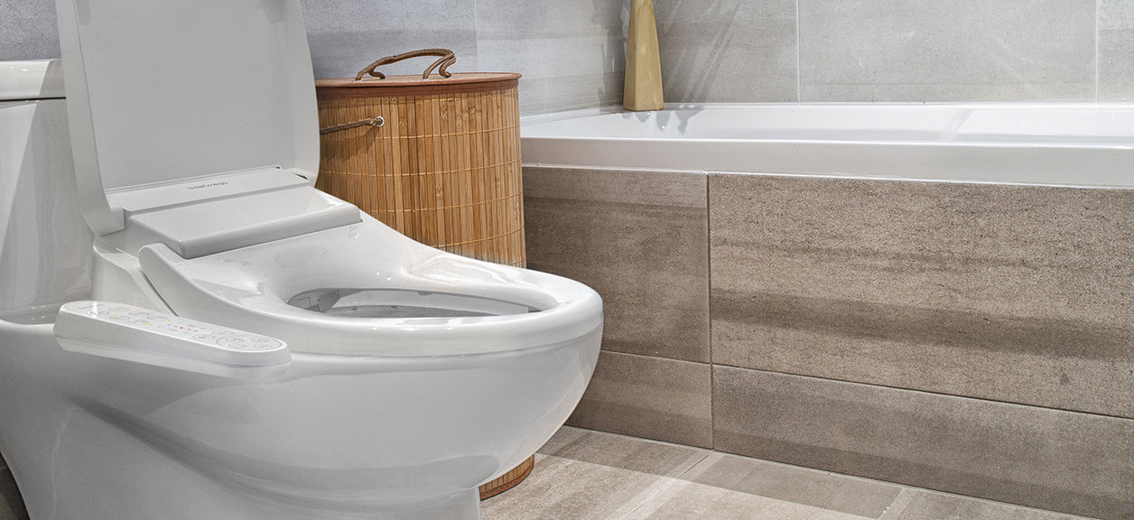 bidet toilet seat open