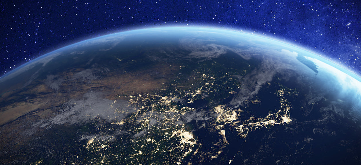 view of earth from space