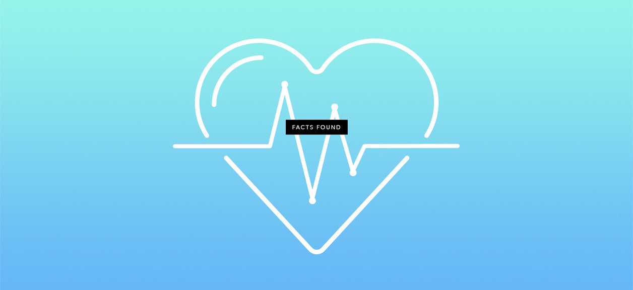 heart with blood pressure line