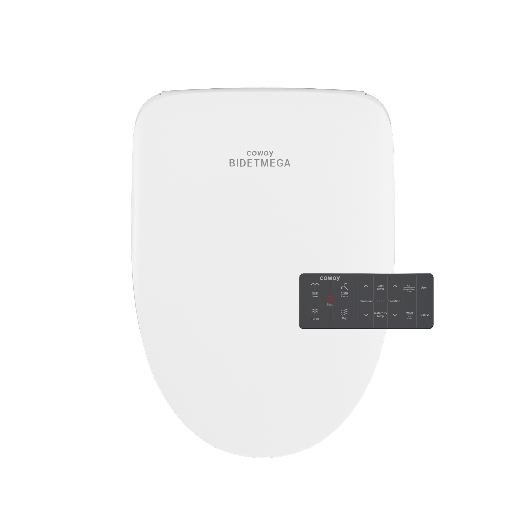 Wireless Remote Control Bidet - Coway Bidetmega 200N - Cowaymega