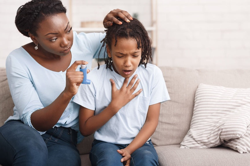  A parent trying to reduce asthma symptoms in their child.