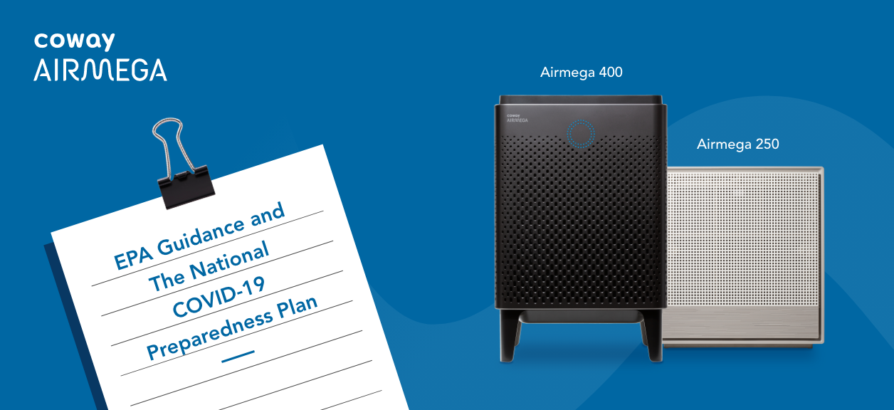 Coway Airmega EPA Guidance and the National Covid-19 Preparedness Plan