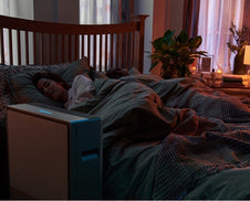 A family sleeping without VOCs in the air because of the Airmega 250.
