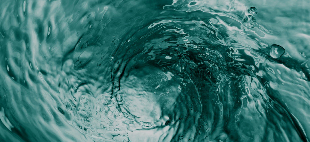 swirling water