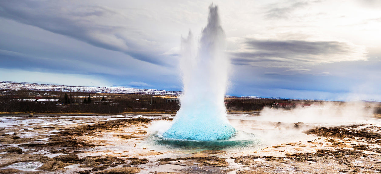 water geyser erupting 