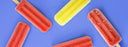 popsicles on a purple background