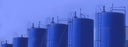water tanks on purple background
