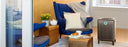 coway airmega air purifier in living room