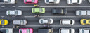 birds eye view of cars in traffic