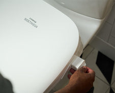 Reinstalling the carbon deodorizer into the Bidetmega 500S