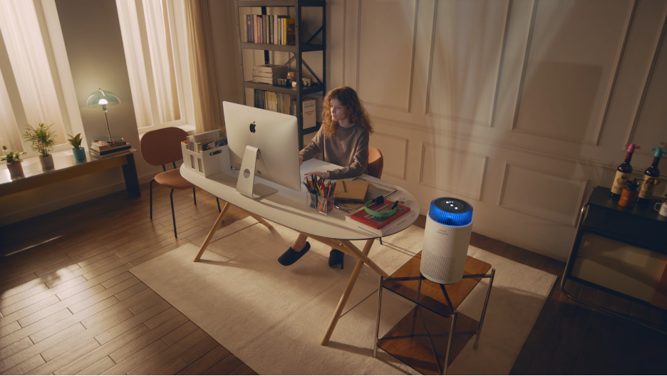The Airmega 100 air purifier.