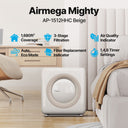 Airmega Mighty AP-1512HHC Beige