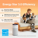  Halo rapidly draws in polluted air from every angle to maximize purification efficiency without spatial constraints, and its ENERGY STAR 3.0 certification pairs that power with strong energy efficiency.
