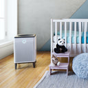 Coway Airmega 300 White Air Purifier Next To Babys Crib