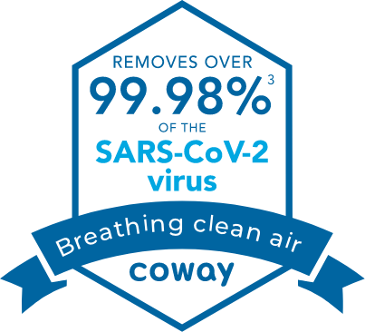 Removes over 99.98% of SARS-CoV-2 virus
