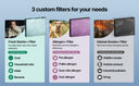 Mighty2 Custom filter comes with 3 options