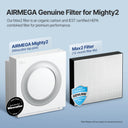 AIRMEGA Genuine Filter for Mighty2 packaging on a light blue background