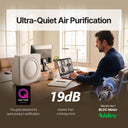 Operating as low as 19.2 dB(A) and Quiet Mark certified
