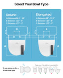 bidetmega shape guide and measurement