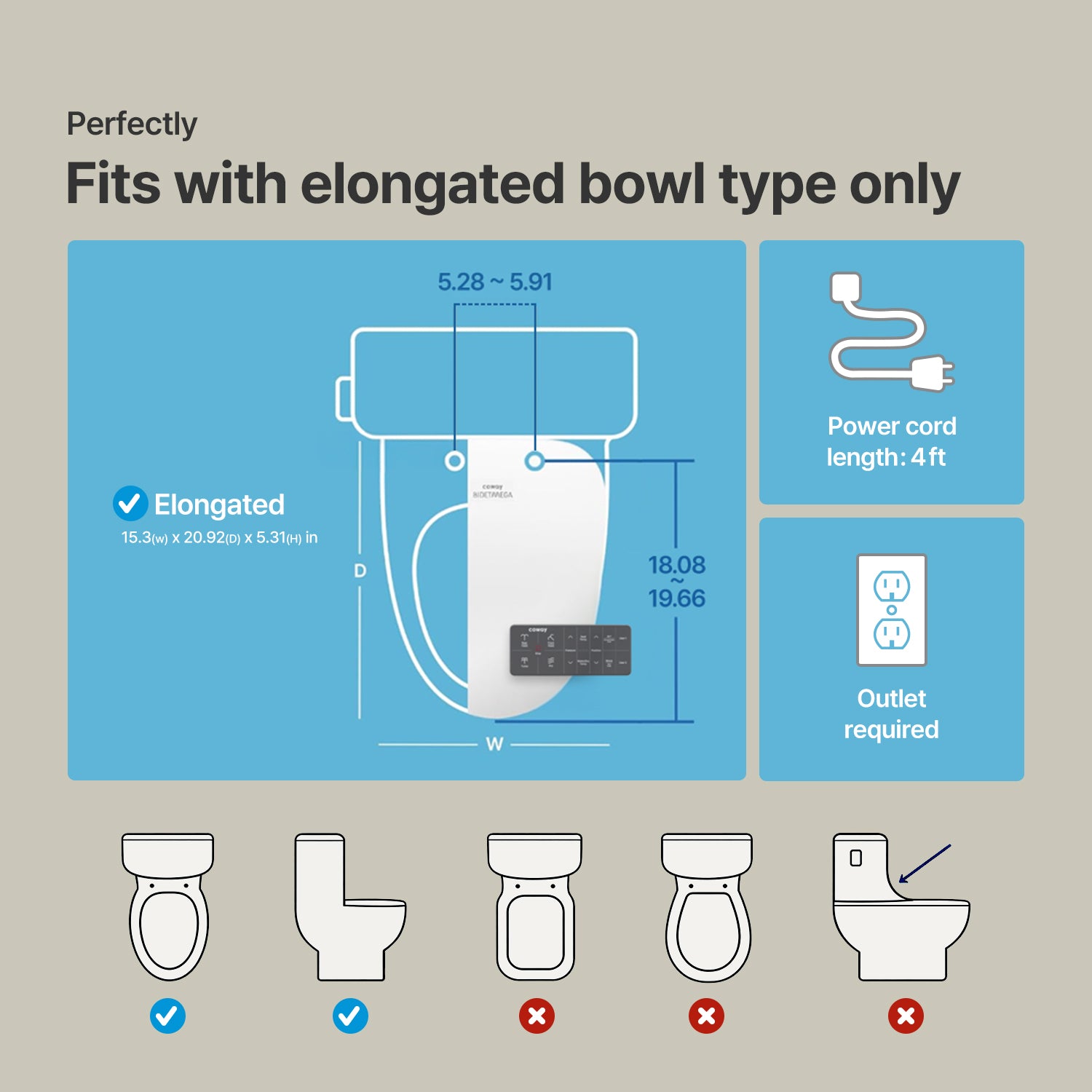 Wireless Remote Control Bidet - Coway Bidetmega 200N - Cowaymega